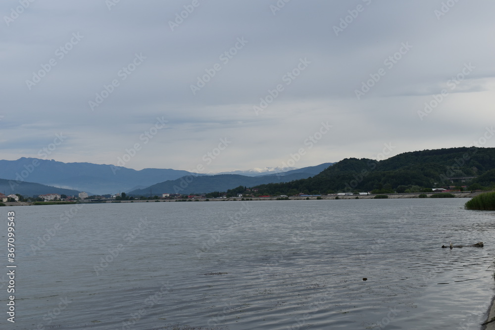 lake and mountains lake and mountains