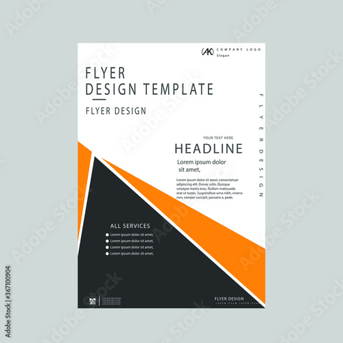 Modern flyer design sets