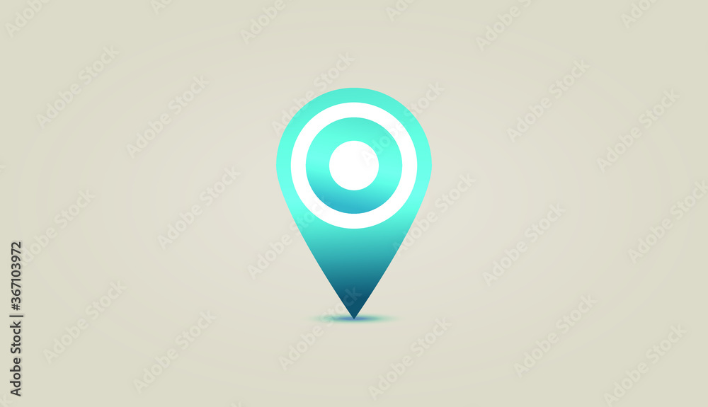 Vector Web Location icon. Marker, Point. Vector Web Location icon. Marker, Point.