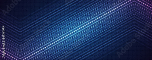 Neon Light Technology on Digital Background,Digital and Connection Concept design,Vector illustration.