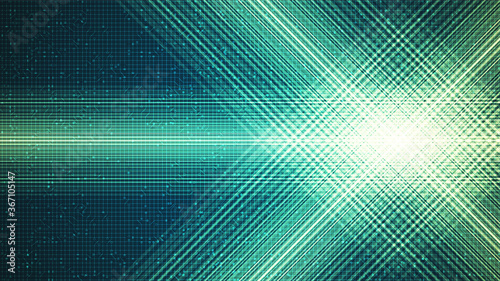 Speed Light Technology on Future Green Background,Digital and Connection Concept design,Vector illustration.