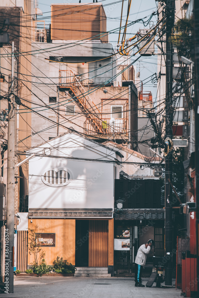 Japanese town backstreet 