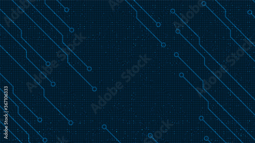 Blur circuit Line on Technology Background,Hi-tech Digital and security Concept design,Free Space For text in put,Vector illustration.