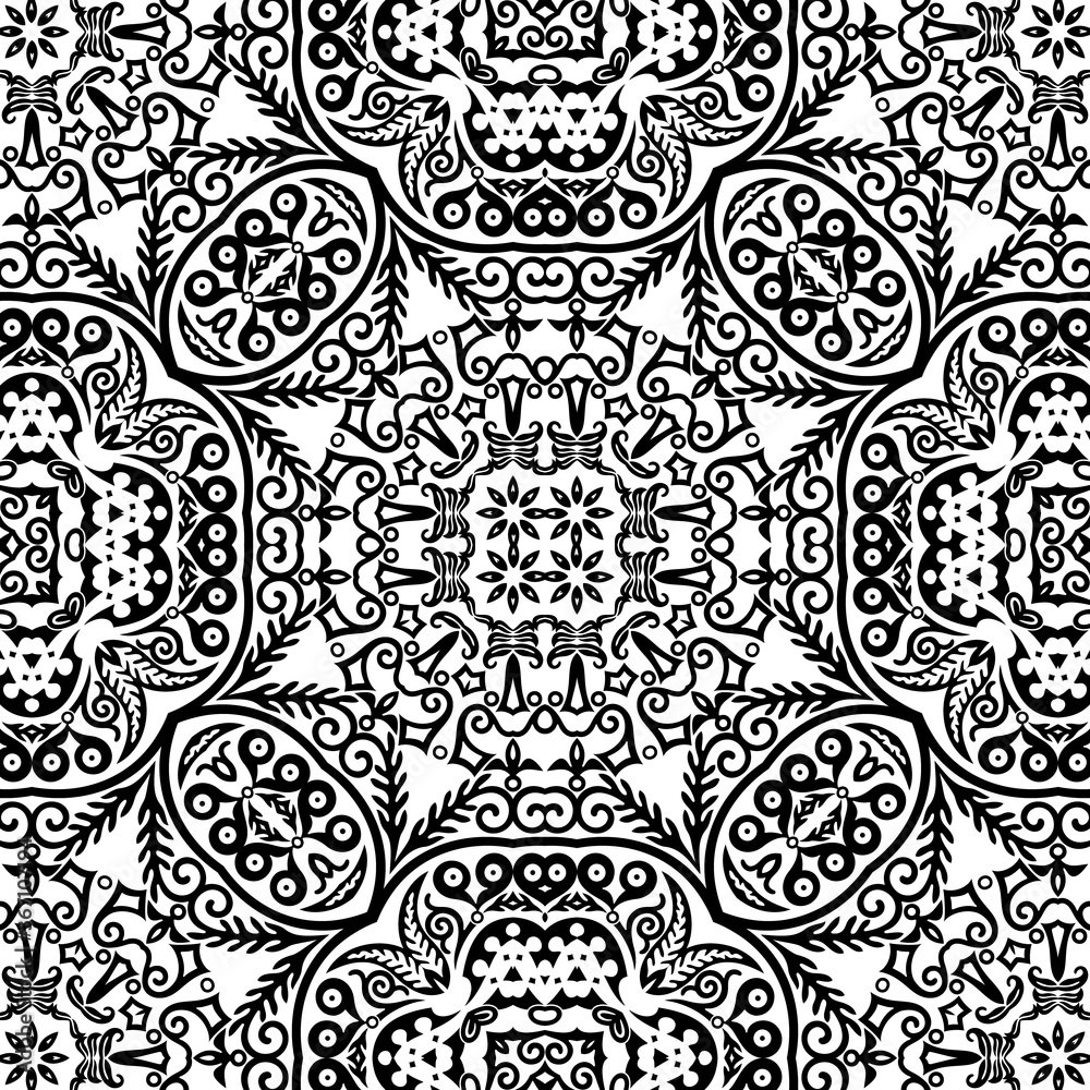 Vector ethnic hand drawn ornamental background. Vector ethnic hand drawn ornamental background.