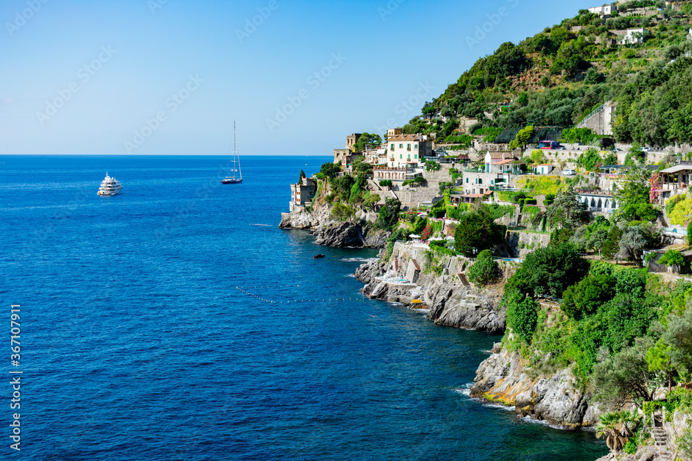 Italy, Campania, Amalfi Coast - 16 August 2019 - The wonderful nature of the Amalfi coast