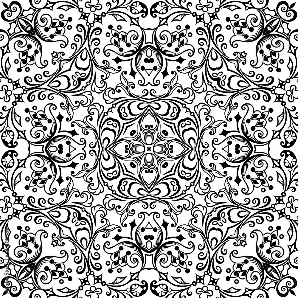 Vector ethnic hand drawn ornamental background. Vector ethnic hand drawn ornamental background.