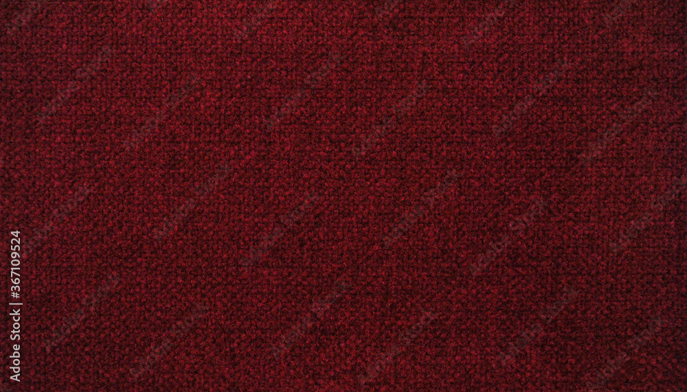 Fototapeta premium Red fabric texture. Textile background. The background is suitable for design and 3D graphics