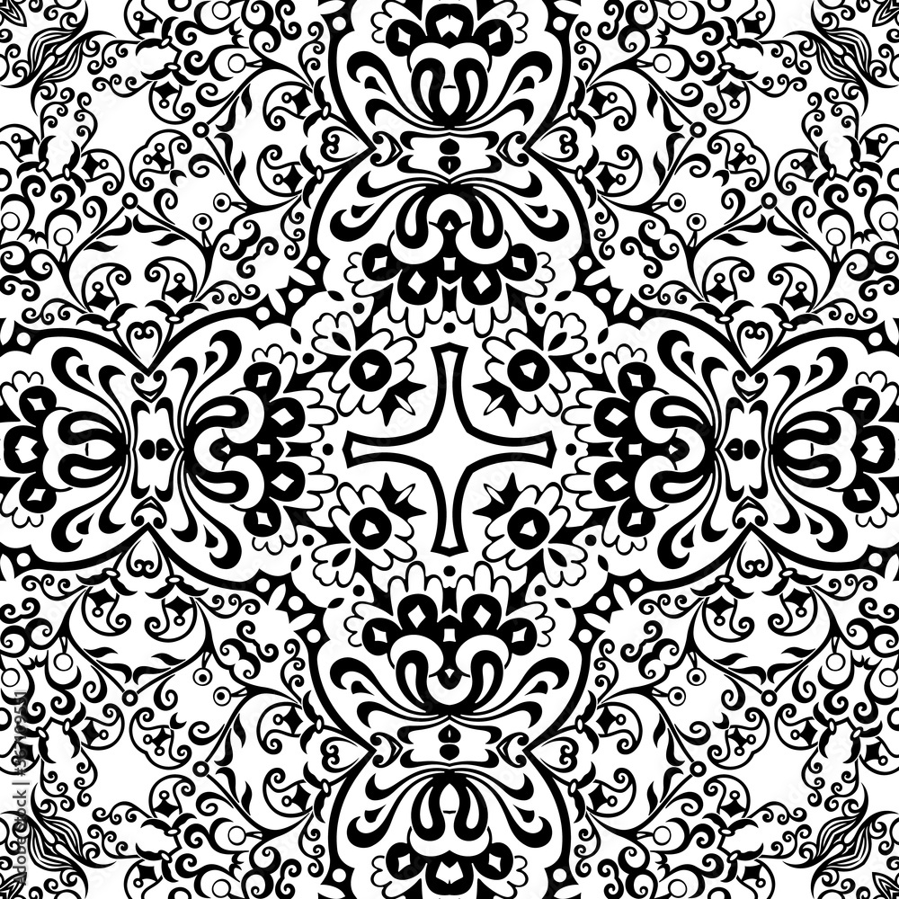 Vector ethnic hand drawn ornamental background. Vector ethnic hand drawn ornamental background.