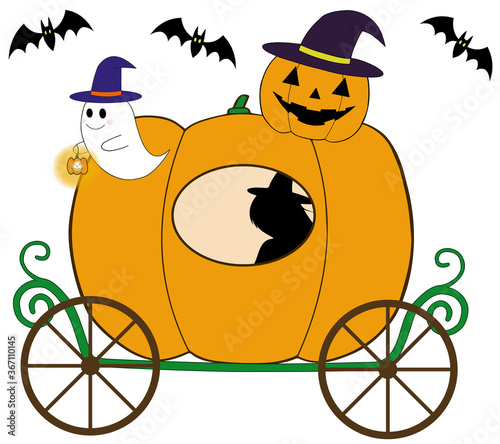 かぼちゃ馬車（ハロウィン）