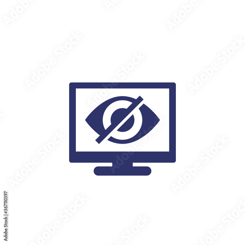 Parental control, content access icon