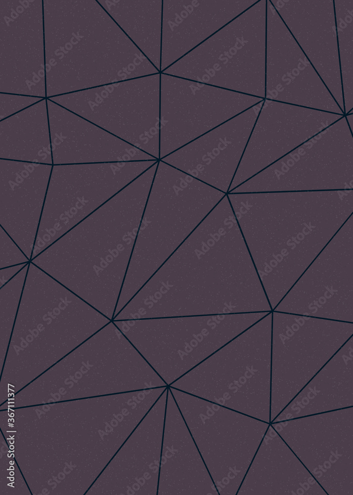 Obraz premium Pink Lavender color Abstract color Low-Polygones Generative Art background illustration