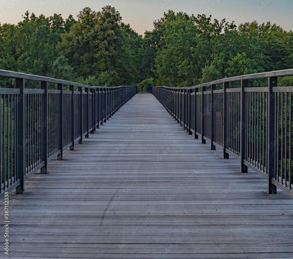 Fototapeta premium Bridge in Koronowo city
