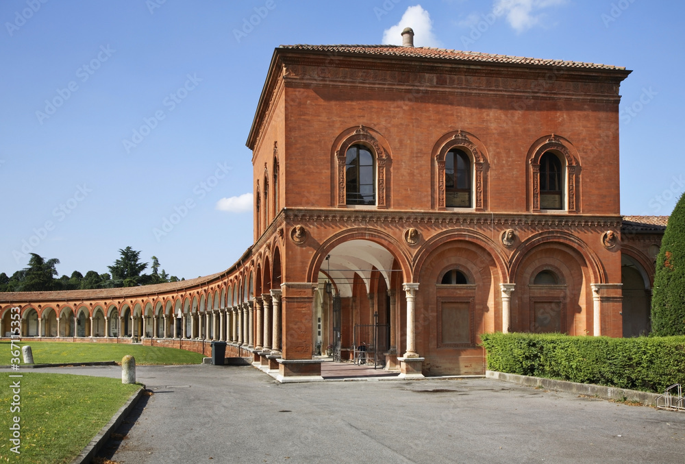 Certosa of Ferrara - San Cristoforo alla Certosa in Ferrara. Italy