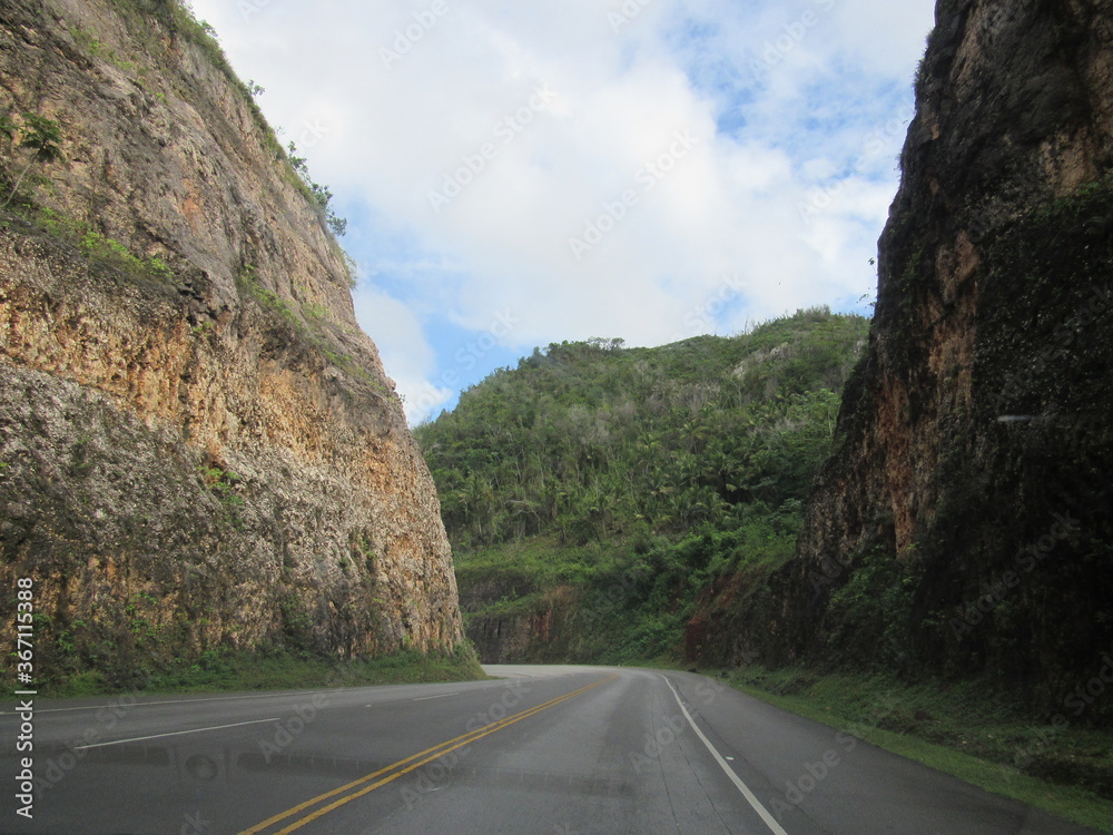 road to the mountains, Dominican Republic