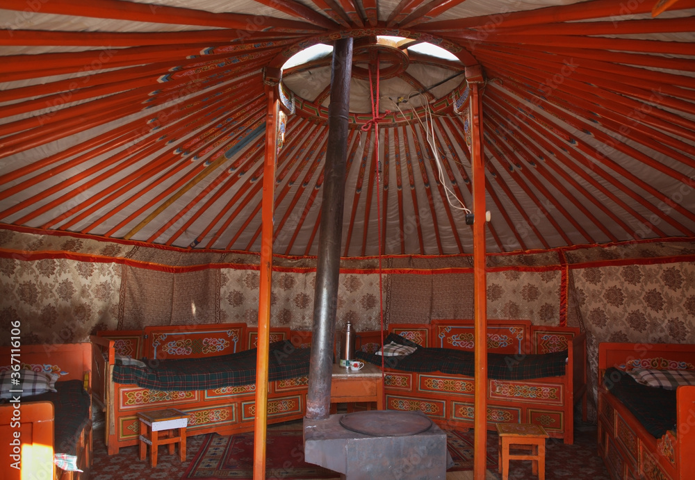 Yurt in Gorkhi-Terelj National Park. Mongolia Yurt in Gorkhi-Terelj National Park. Mongolia
