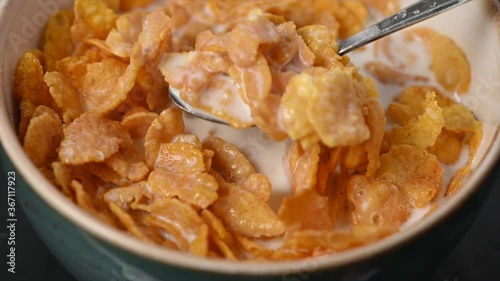 bowl of corn flakes