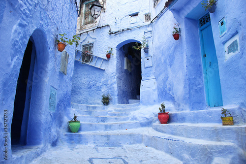 narrow street in the old town  new  Village House Colors © Ramadan
