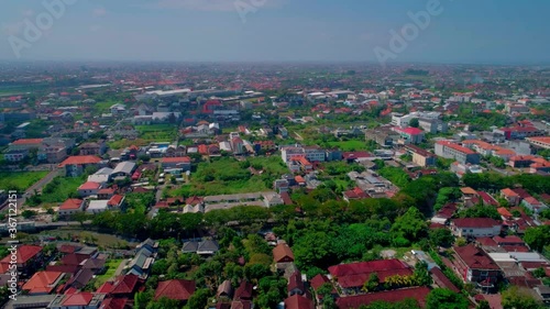 Flight overlooking the city of Bali on the Indian Ocean 36