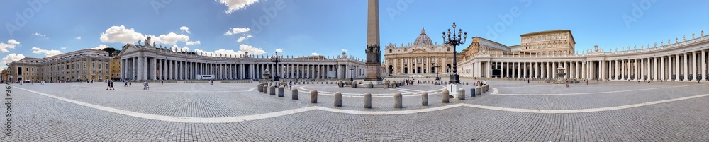 Blick auf den Vatikan und den Petersplatz 