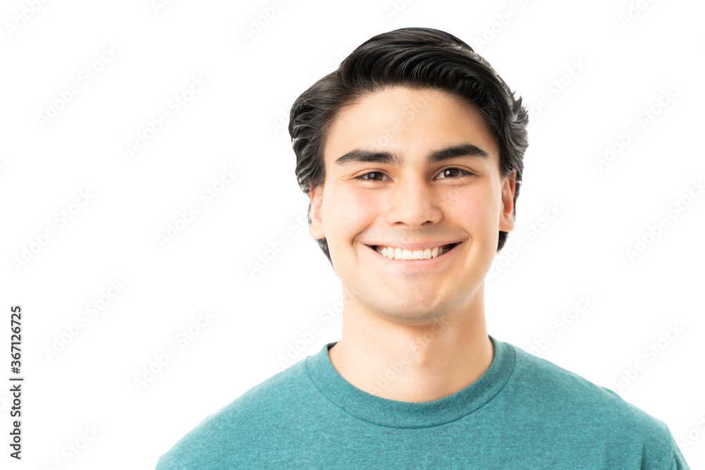 Closeup Of Good Looking Man Smiling Closeup Of Good Looking Man Smiling
