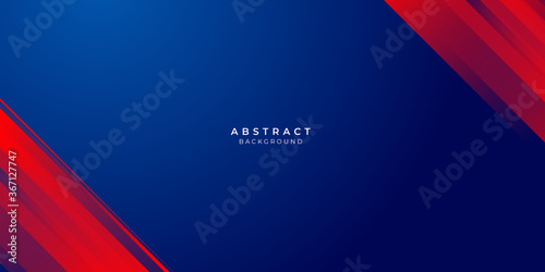 Modern simple shiny red blue presentation background with business and corporate concept. Suit for social media post stories and presentation