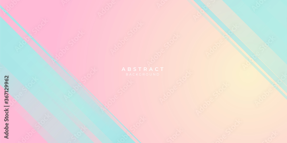 Soft blue green pink yellow abstract presentation background for presentation and social media post stories design templates