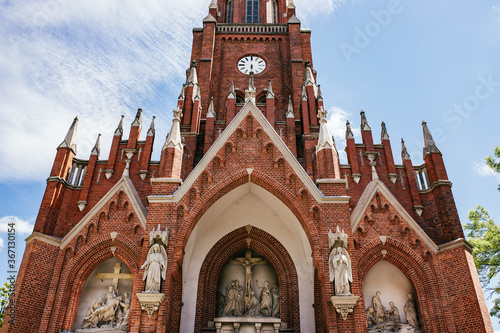 Kalwaria w Piekarach Śląskich Piekarska katedra bazylika kościół religia rzeźby katolicki
