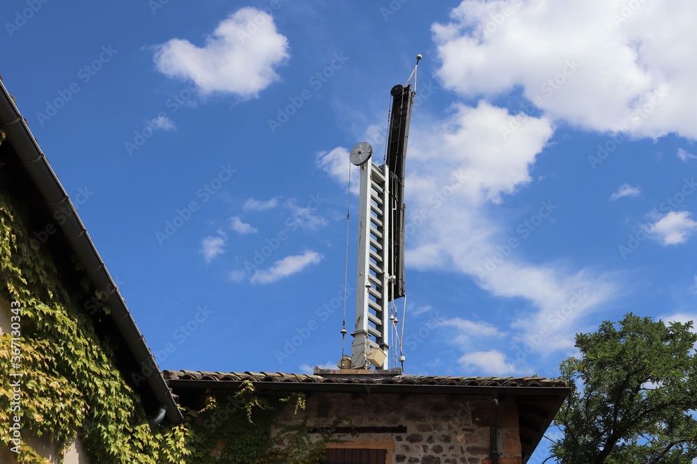 Tour de télégraphe Chappe, télégraphe optique, construite en 1821, ville de Sainte Foy Les Lyon, département du Rhône, France