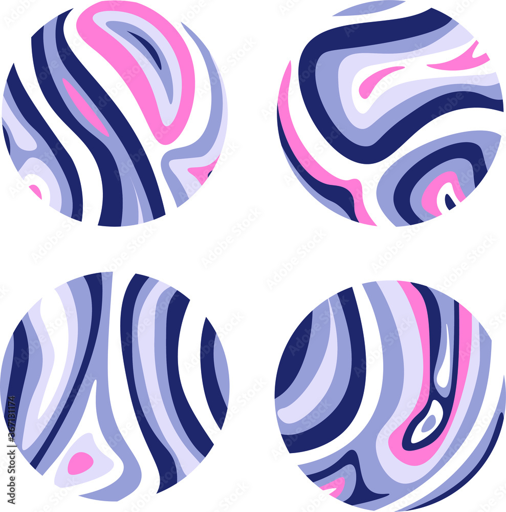 Set of abstract graphic design elements. Vector illustrations for logo design, website development, flyer and presentation, background, cover design, isolated on white. Set of abstract graphic design elements. Vector illustrations for logo design, website development, flyer and presentation, background, cover design, isolated on white.