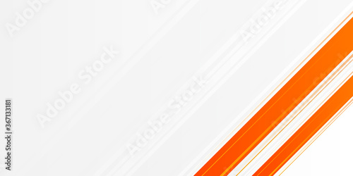 Simple minimalist orange white presentation background for business and corporate