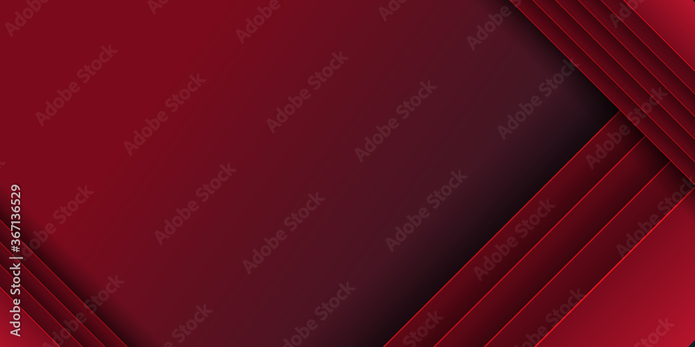 Fototapeta premium Abstract grey metallic overlap red light hexagon mesh design modern luxury futuristic technology background vector illustration.