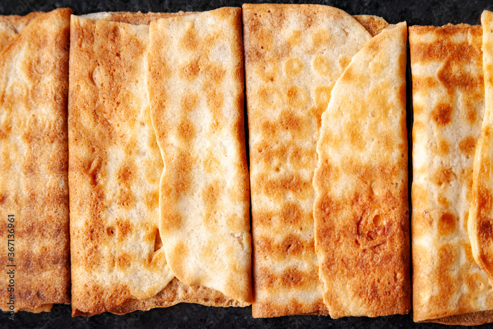 custom made wallpaper toronto digitalTop view of crispy cookies stacked in a row. Freshly baked cookies.