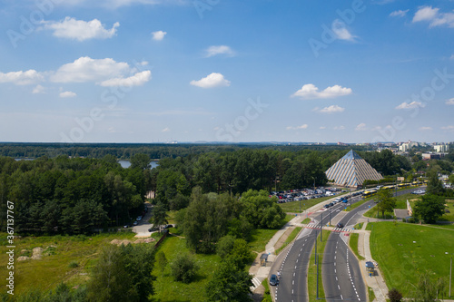 Obraz na płótnie Paprocany - Miasto Tychy w salonie