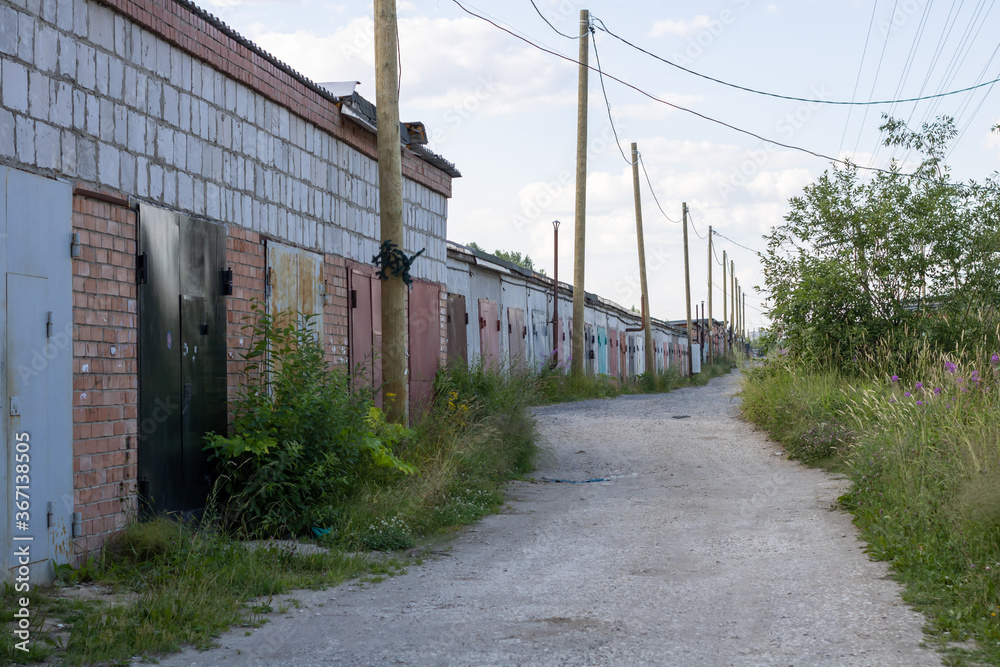 Old garage cooperatives from the Soviet Union. Old garage cooperatives from the Soviet Union.