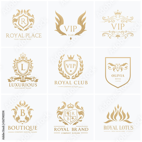 vector set of decorative elements