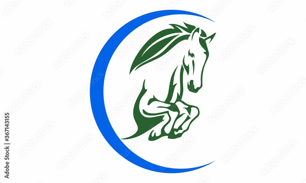 horse green logo