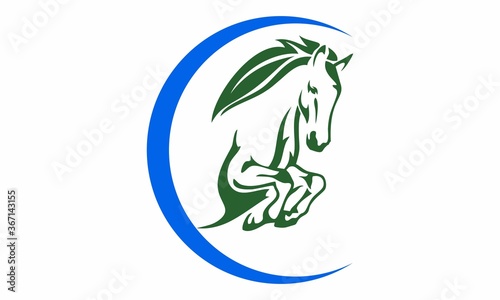horse green logo