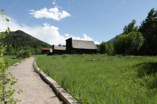 The old ghost town of Ashcroft near Aspen Colorado