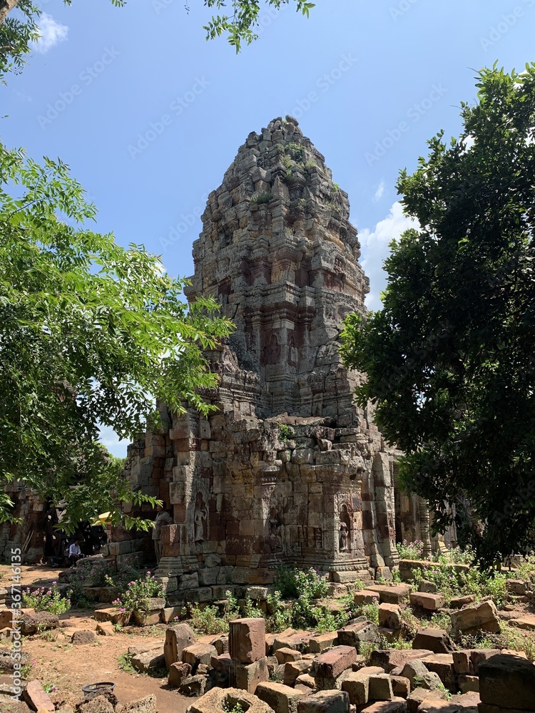 Temple Banan à Battambang, Cambodge