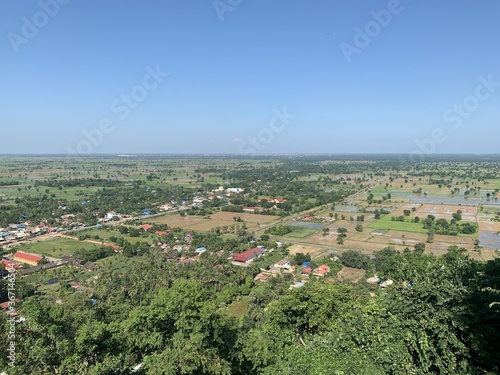 Paysage rural à Battambang, Cambodge