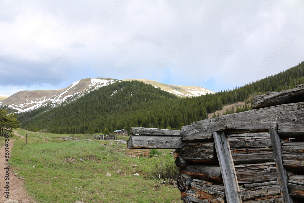 Independence ghost town near Aspen Colorado