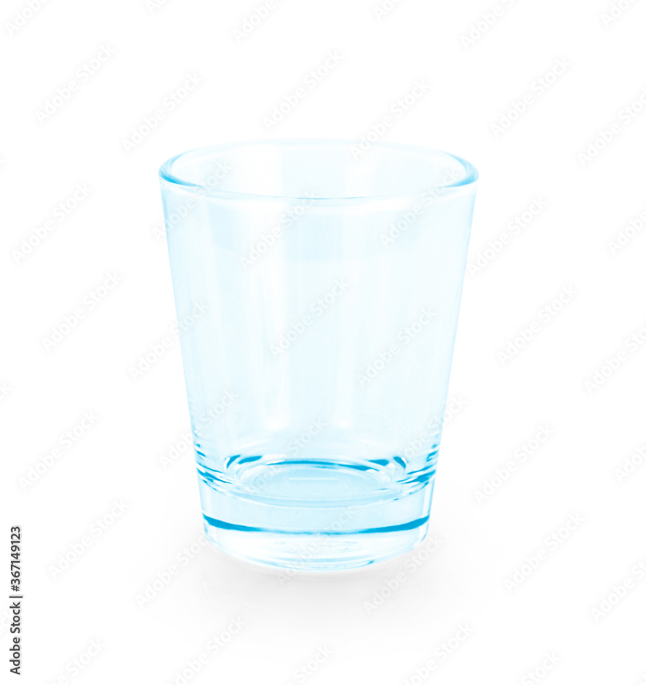 Empty glass isolated on a white background. Empty glass isolated on a white background.