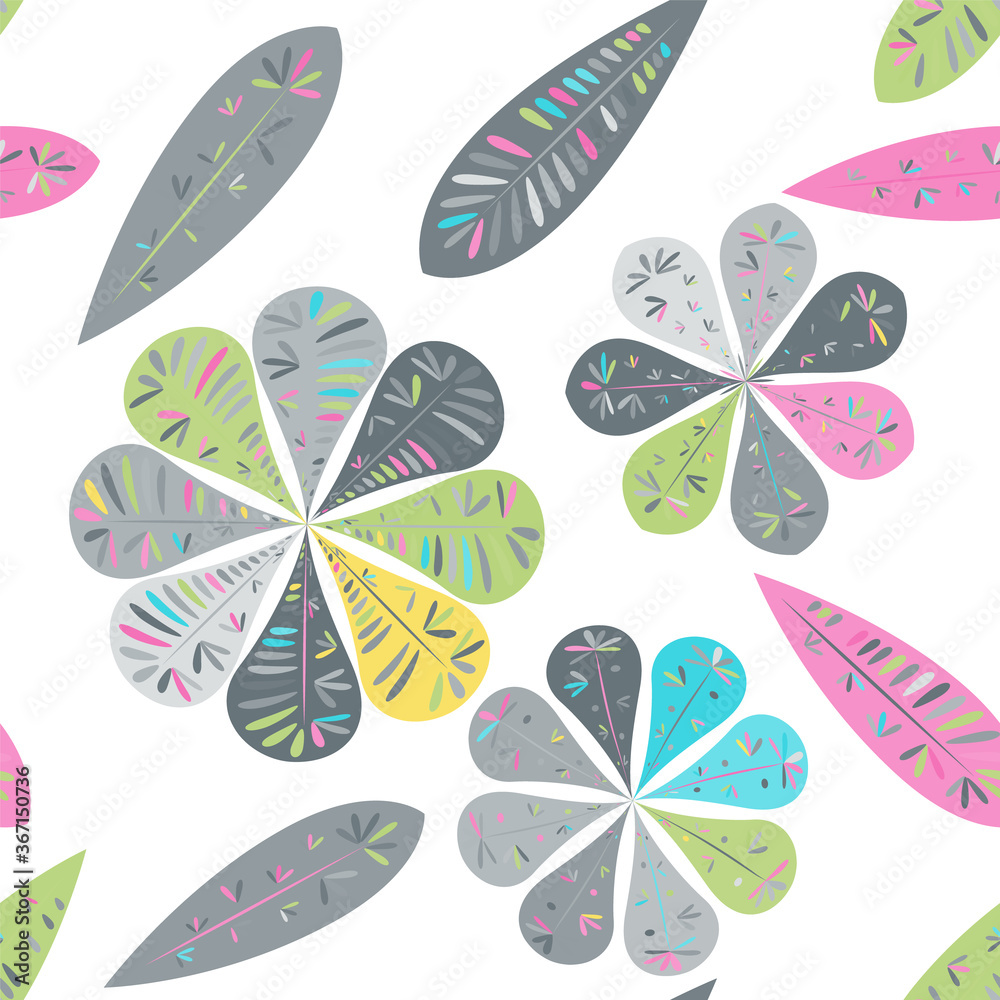 Floral seamless pattern. Floral seamless pattern.