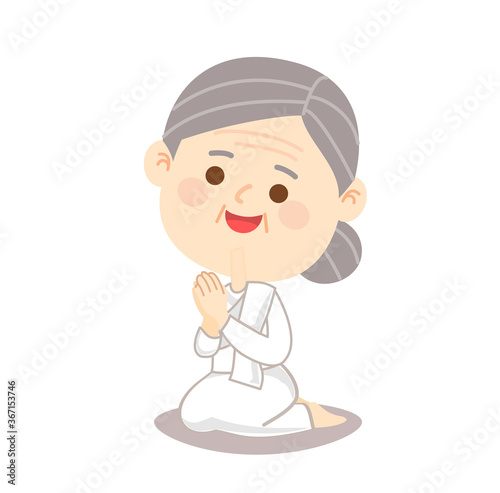Cartoon Buddhish Vector