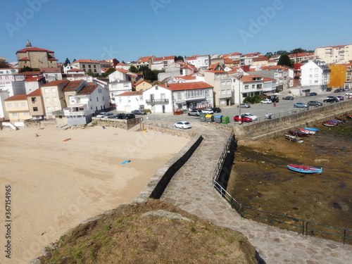 Palmeria. Coastal village of A Coruna.Spain photo