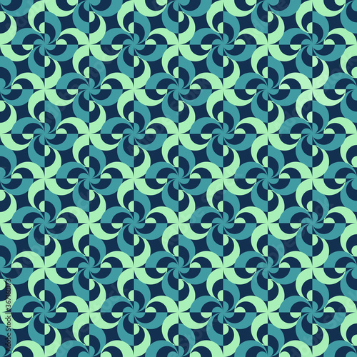 Vector rhythmic geometric elements background
