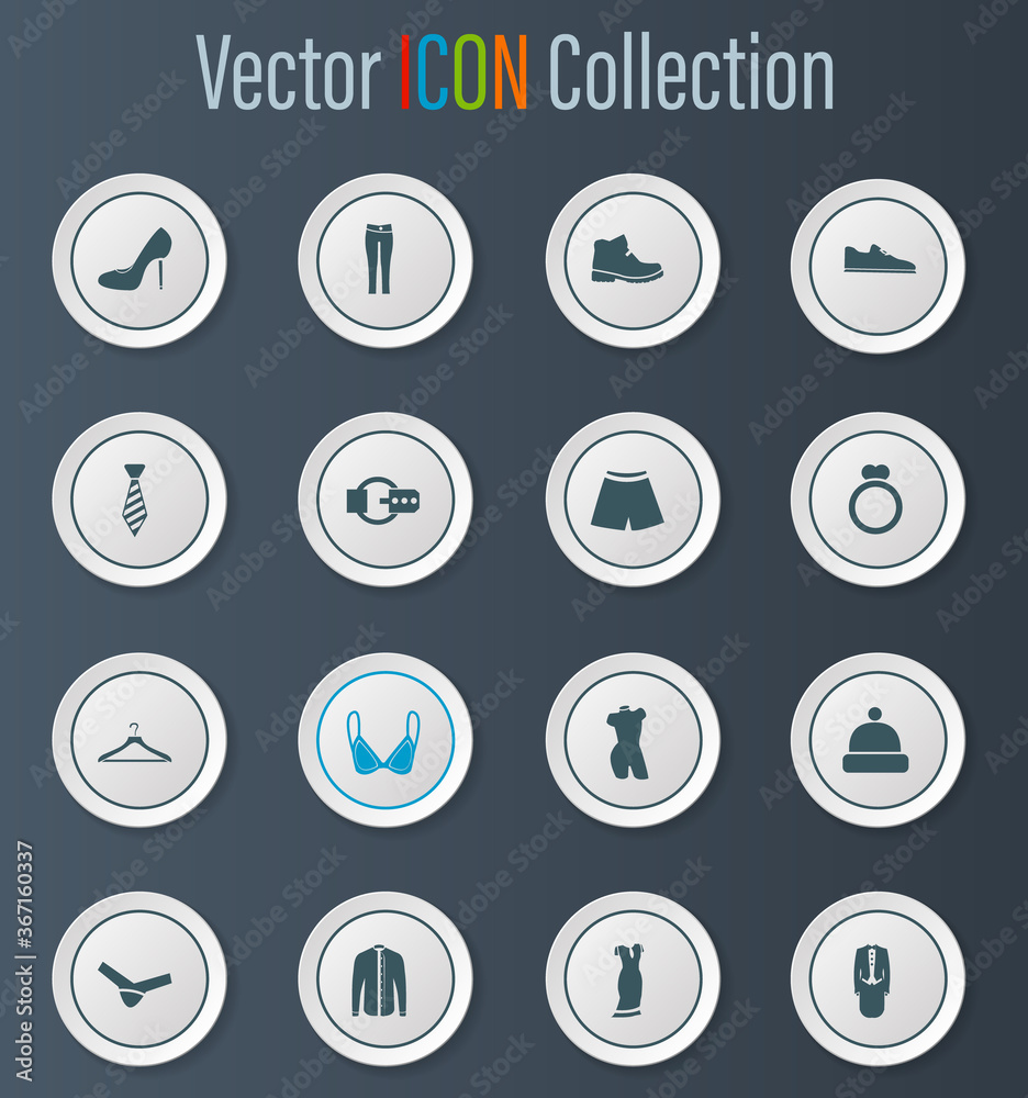 Clothes Icon Set Clothes Icon Set