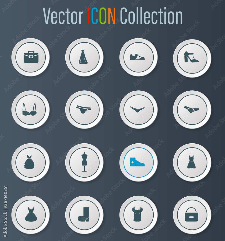 Clothes Icon Set Clothes Icon Set