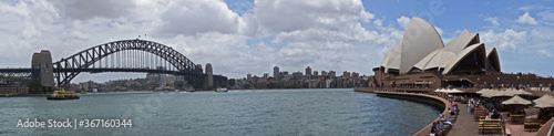 Photography pano of bridge