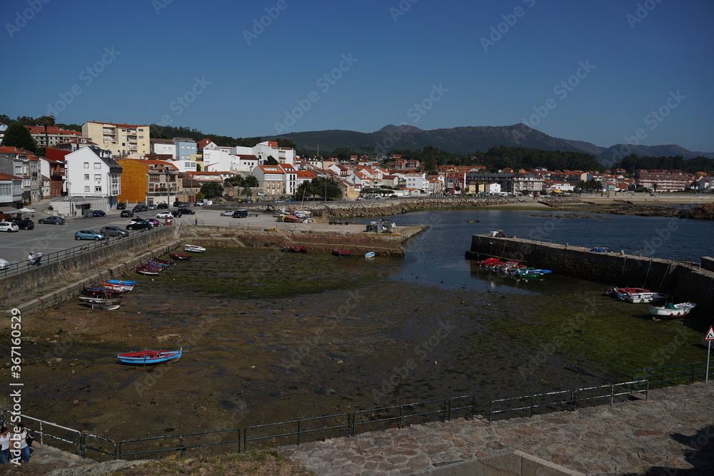 Palmeria. Coastal village of A Coruna.Spain